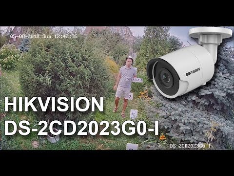 Уличные IP-камеры Hikvision DS-2CD2023G0-I 4 мм Пример записи с ip камеры