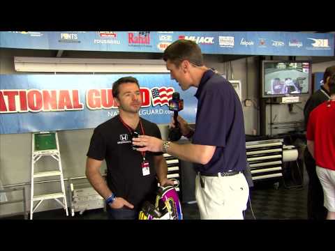 Oriol Servia pre-race interview