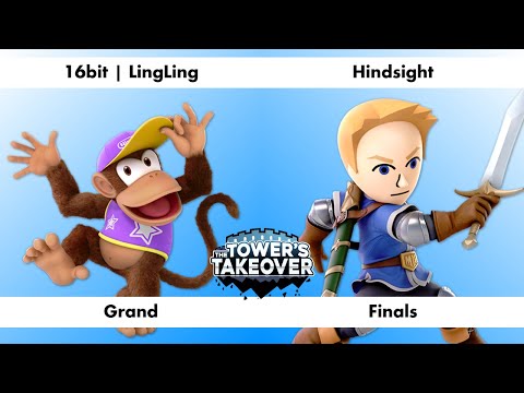 Grand Finals: LingLing (Diddy Kong) vs Hindsight (Mii Swordfighter) - The Tower's Takeover #3