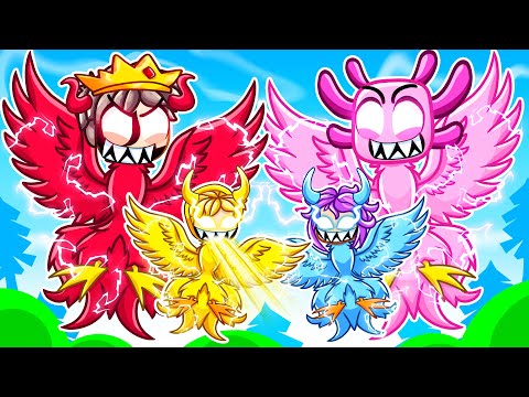 Having A KAIJU BIRD FAMILY In Roblox Feather Family! (Roblox)