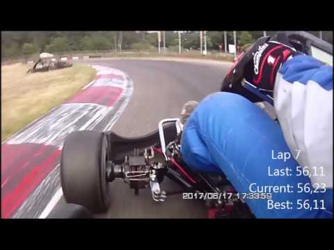 CRG TM K9C 125cc 6 speed Shifter Kart at Genk 17-6-2017 Onboard cam Extreme HD 170 60FPS