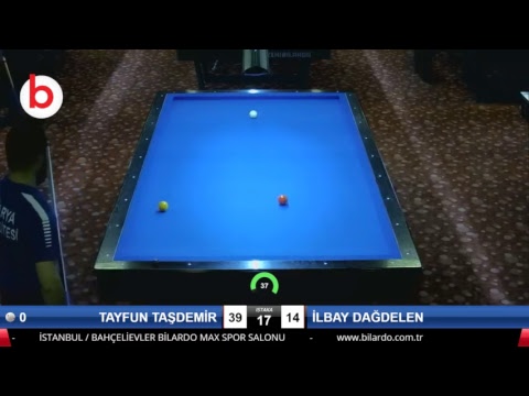 TAYFUN TAŞDEMİR & İLBAY DAĞDELEN Bilardo Maçı - 2019 - TÜRKİYE 1.LİGİ-2.TUR