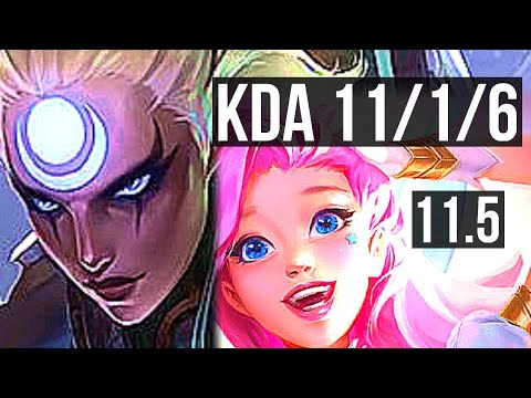 DIANA vs SERAPHINE (MID) | 11/1/6, 2.4M mastery, Legendary, 400+ games | EUW Grandmaster | v11.5