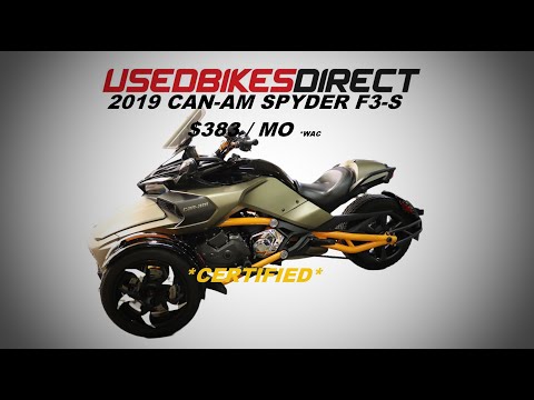 2019 Can-Am Spyder F3 S at Friendly Powersports Slidell