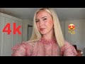 4K Fashion Micro Bikini Try On Haul Transparent Lingerie See Through Dresses Try By Me