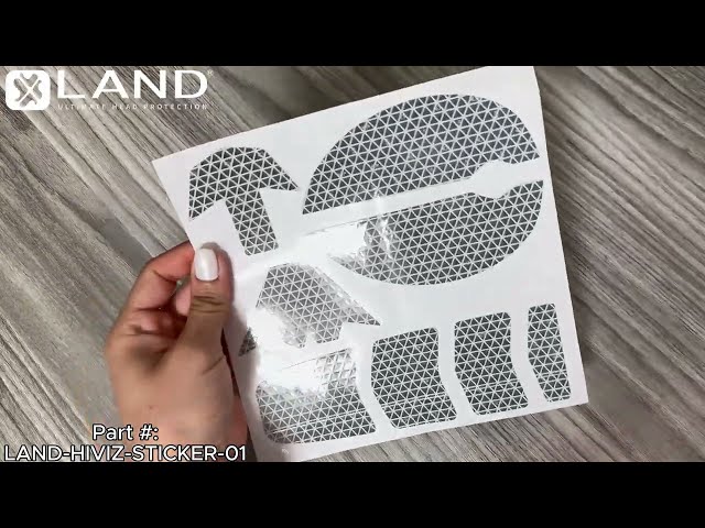 Vídeo relacionado con 42 pcs pegatinas reflectantes bicicleta, kit de calcomanías reflectantes, calcomanías adhesivas de visibilidad nocturna para casco, bicicleta, coche y cochecito, advertencia de seguridad al aire libre