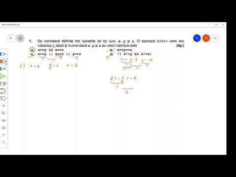 C++  Expresii - Bac 2010
