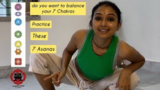 7 Asanas for balance your 7 chakras #yoga #health #yogalife #healthylifestyle #yogapractice
