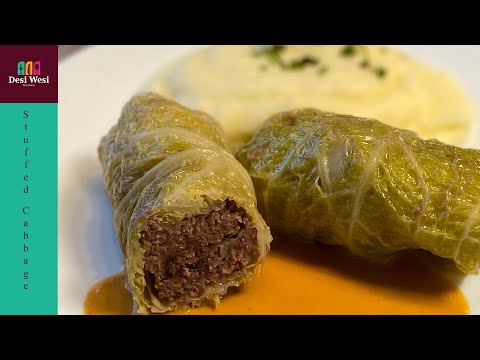 Stuffed cabbage with ground beef recipe