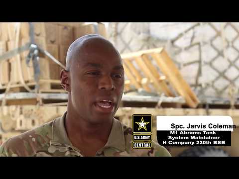 Tank Mechanic Qualifies on Weapons in Desert