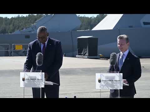 USA:s försvarsminister Lloyd J Austin besöker Musköbas