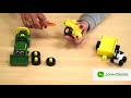 JOHN DEERE traktorius su priekaba, 47209