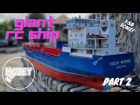 HUGE RC ship BUILD PT2 - RC BOAT  Cargo ship RC SHIPS