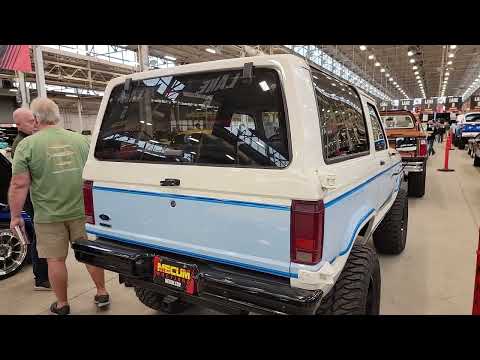 Thumbnail for Fantastic Ford Bronco II in the staging lanes for it's chance to fall under the Mecum sold hammer. by Ford Bronco II