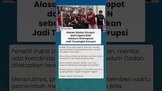 Peneliti Pukat Ungkap Sebab Dadan Dicopot dari Kepala BGN sebelum Jadi Tersangka Korupsi MBG