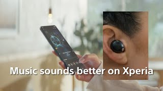Sony Xperia 5 V x Sony headphones | Music sounds better