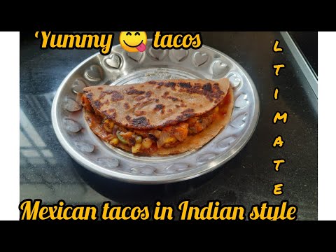 Healthy South Indian Tacos Recipe | டேகோஸ்