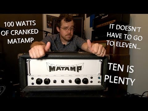 2005 Matamp GT100 - 100w EL34 - 1 of 2 in the world - Made for Wishbone Ash + signed by Andy Powell image 12