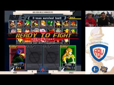 ABU Monthly 8: NOOT (Falco) Vs. Space (Sheik) - Melee Winners Semis
