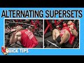 How to Use Alternating Supersets to Save Time