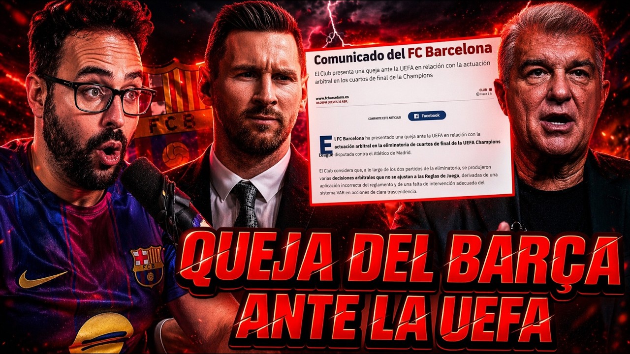🚨COMUNICADO BARÇA: OTRA QUEJA ante la UEFA por el ARBITRAJE - MESSI COMPRA un CLUB ¡BOMBAZO!