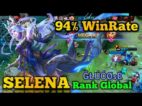Can't Touch Me!!!! 94% Winrate Selena-Top Global Selena by Glucose - Mobile Legends Bang Bang