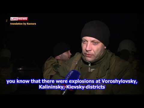 A.Zacharčenko: Po útoku Ukrajinské armády přecházíme do proti-útoku a letiště je stále naše