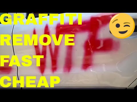 How To Remove Graffiti And Paint/OverSpray From Your Car Or Truck