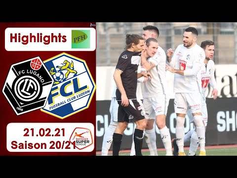 Highlights: FC Lugano vs FC Luzern (21.02.21)