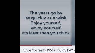 Doris Day - Enjoy Yourself (Official Lyric Video)