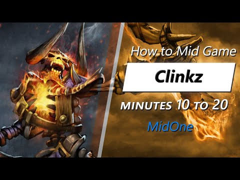 MidOne mid game Clinkz | Minute 10 to 20