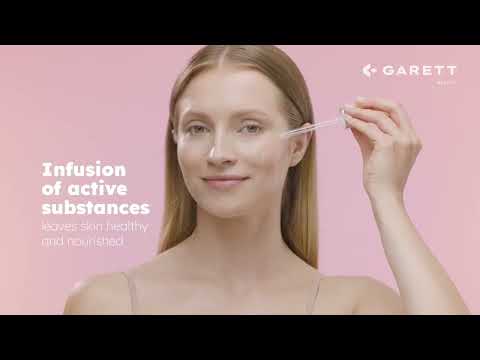 Garett Beauty Glow paakių srities masažuoklis, baltas video