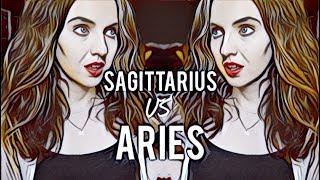 SAGITTARIUS VS ARIES  Love & Anger Compatibili