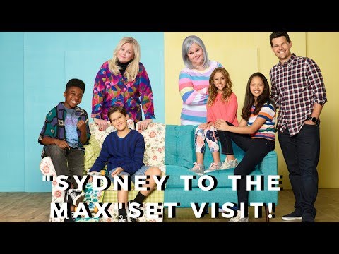 On Set of Disney Channel's "Sydney To The Max"