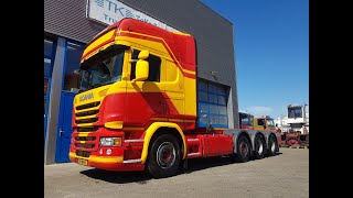 Scania R450 8x2 Topline ADR EX/II, EX/III, FL en AT SCR only containerchassis te koop - Foto 4 | Autoline BE Scania R450 8x2 Topline ADR EX/II, EX/III, FL en AT SCR only containerchassis | Foto 4 - Autoline