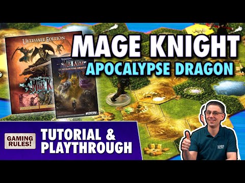 Mage Knight: Apocalypse Dragon - Tutorial & Playthrough