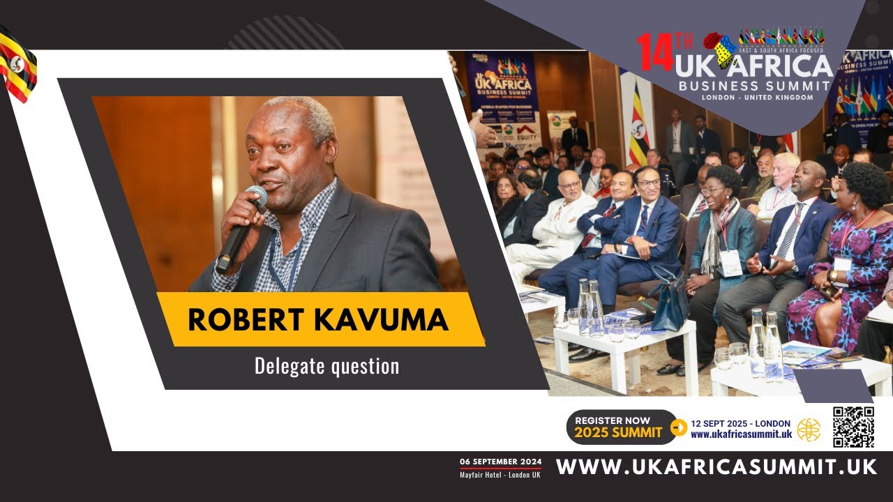 Robert Kavuma Urges Action on Youth Unemployment & Infrastructure Use at UK-Africa Summit 🌍💡