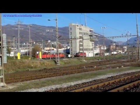 LOCOS MOVEMENTS in CHIASSO SBB - Movimento Loco a Chiasso FFS