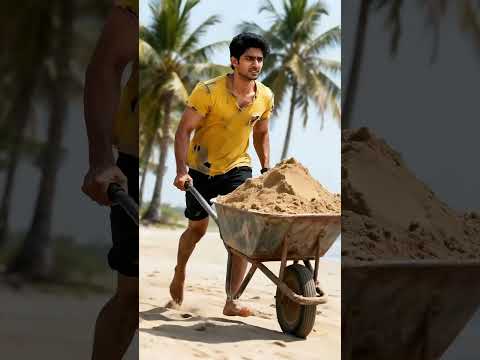 The man finally rebuilt his house, stronger than before .🏠✨