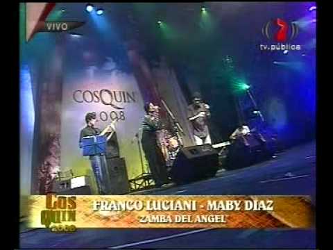 Franco Luciani y Maby Diaz - Zamba del Angel (Cosquin 2008)