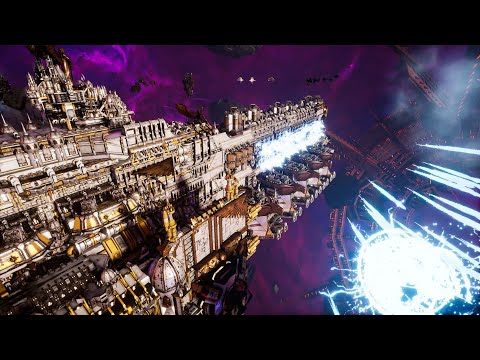 Skalgrim Mod 2021: Imperator Somnium - Imperial Navy vs Orks - Battlefleet Gothic Armada 2
