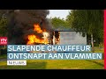 Een vlammenzee verwoest een vrachtwagen & bestrijding muskusrat gaat een stuk sneller | Drenthe Nu