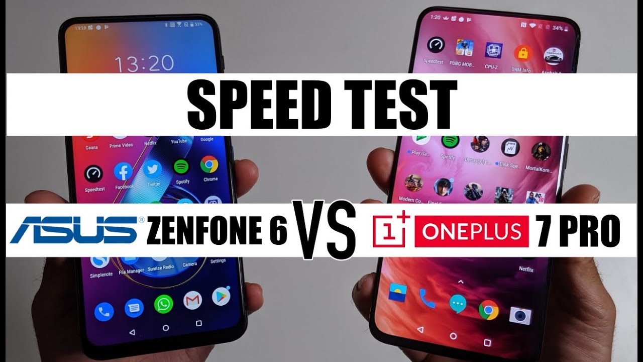 Ultimate Speed Test - ASUS Zenfone 6 vs OnePlus 7 Pro