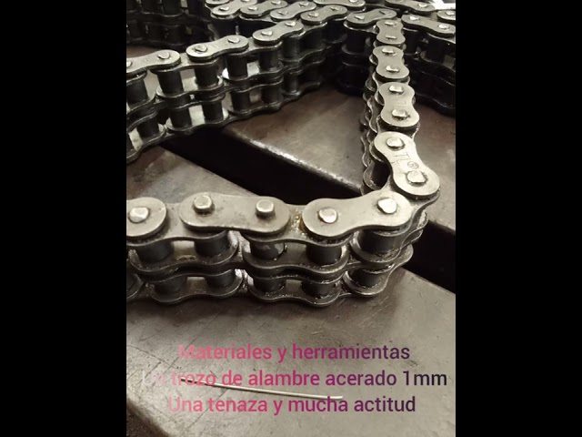 Vídeo relacionado con Cadena de Acero Inox, 5 Metros Cadena Soldados de Acero, Cadena de Seguridad, 1,5 mm Cadenas de Eslabones Soldados de Acero Galvanizado para Cerca, Puerta, Bicicleta, Cerradura de Seguridad