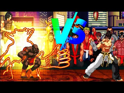 Rematch! Jin Kazama VS Bobby Ologun Strong Mugen Tekken VS Power Instinct