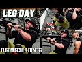 LEG DAY AT PURE MUSCLE & FITNESS | SHOPPING AT THE MALL