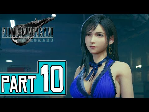 Final Fantasy VII Remake Walkthrough Part 10 (PS4 Pro) FULL GAME No Commentary @ 1080p ᴴᴰ ✔