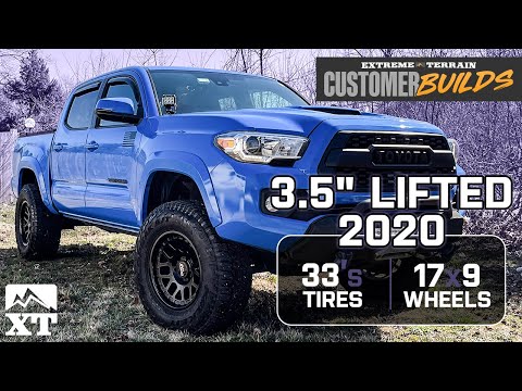 3.5" Lifted Tacoma with Dirty Life Mesa Wheels & -12mm Offset | ExtremeTerrain Customer Builds