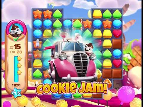 Cookie Jam Blast Level 20 - 3 stars