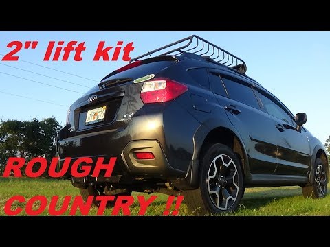 2014 SUBARU CROSSTREK ROUGH COUNTRY 2\" LIFT KIT INSTALL \"SUPER EASY\"